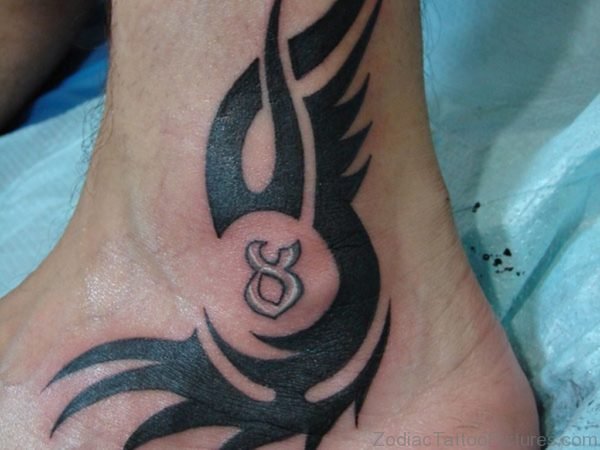Ankle Wings Tattoo