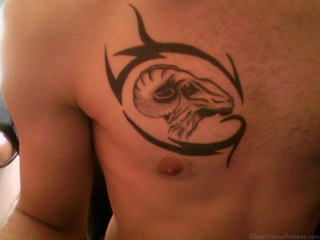 Aries Tattoo Design.