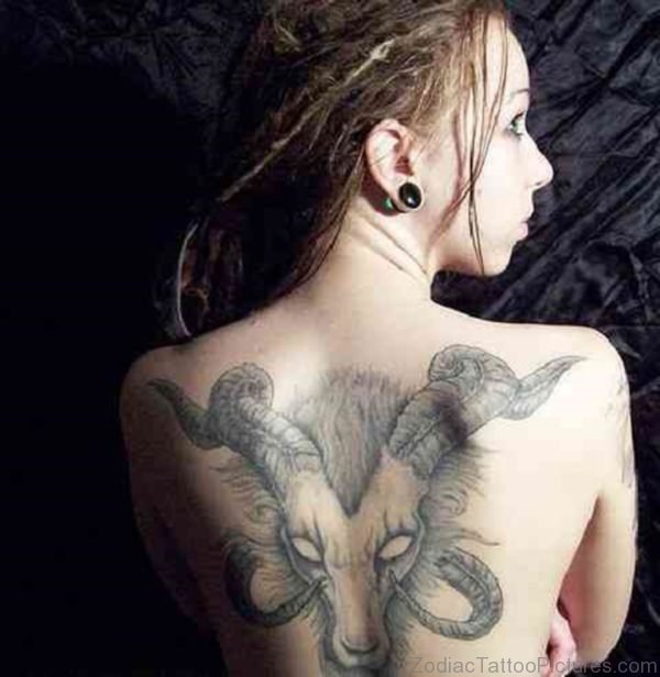 Aries Zodiac Tattoo Design 
