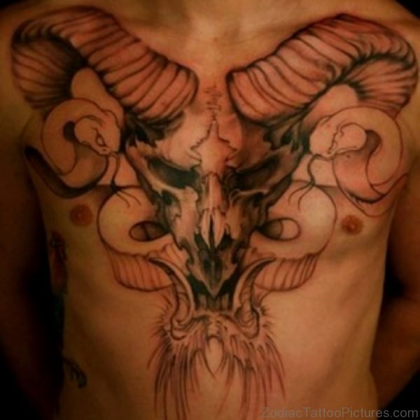Attractive Aries Tattoo