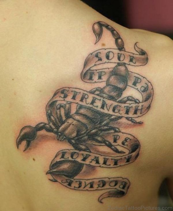 Attractive Scorpio Tattoo 
