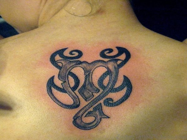 Attractive Cancer Zodiac Tattoo 