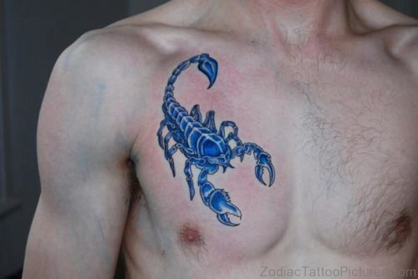 Blue Scorpion Tattoo