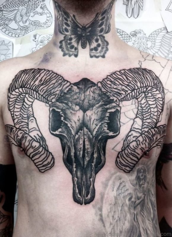 Classic Aries Tattoo
