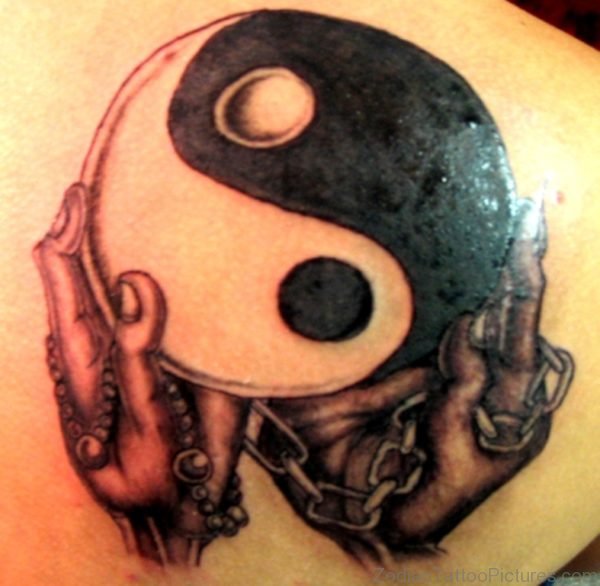 Creative Yin Yang Tattoo 