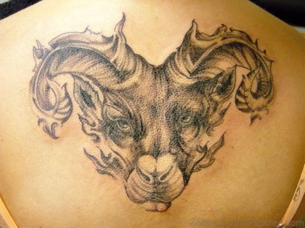 Elegant Aries Tattoo