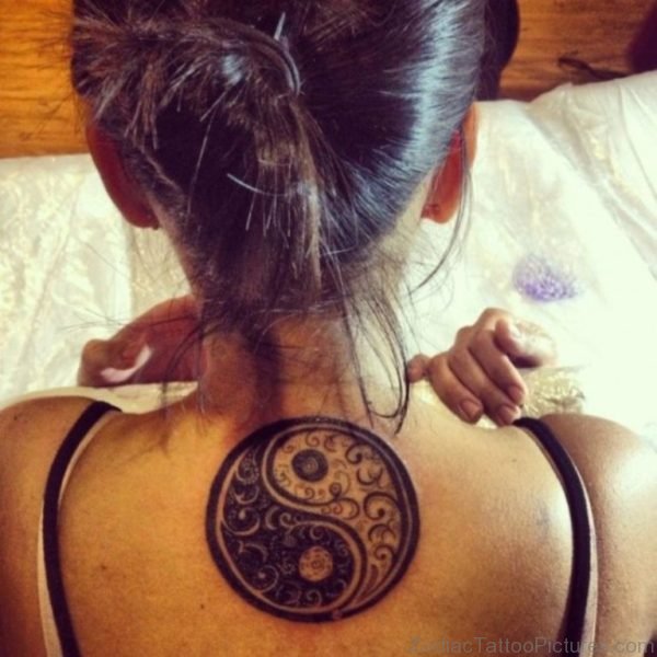 Funky Yin Yang Tattoo 