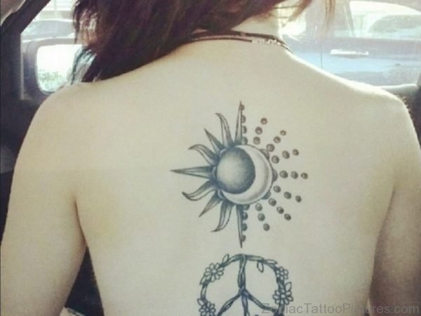 Hippy Yin Yang Tattoo 