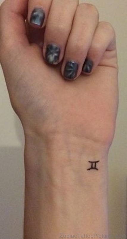 Tiny Gemini Tattoo