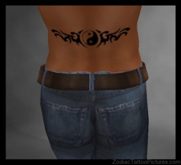 Tribal Yin Yang Tattoo Image 