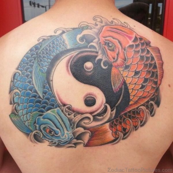 Yin Yang And Fish Tattoo 