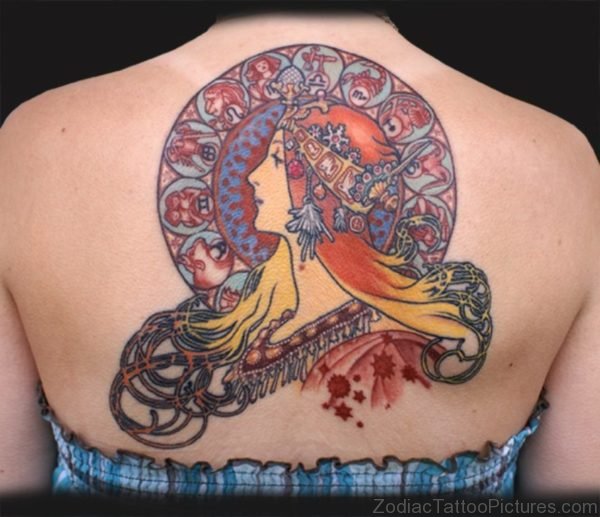 Zodiac Girl Tattoo 
