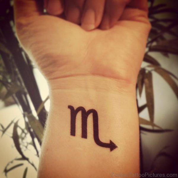 Zodiac Word Tattoo 