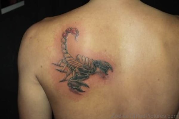 3D Color Scorpion Tattoo