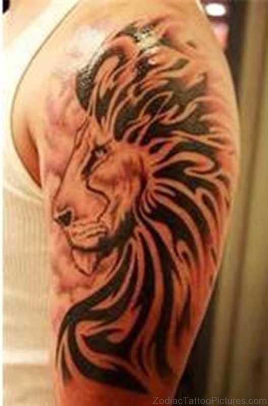 3D Leo Lion Tattoo