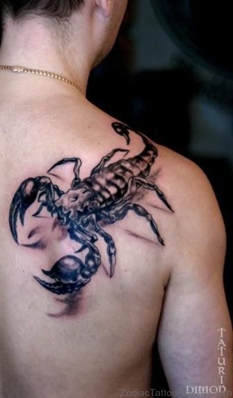 3D Scorpion Tattoo.