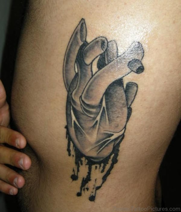 Anatomical Heart Tattoo