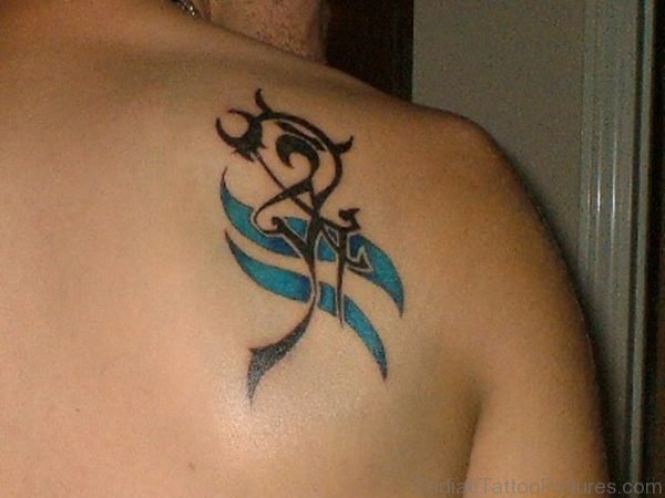 Aquarius Zodiac Tattoo Design