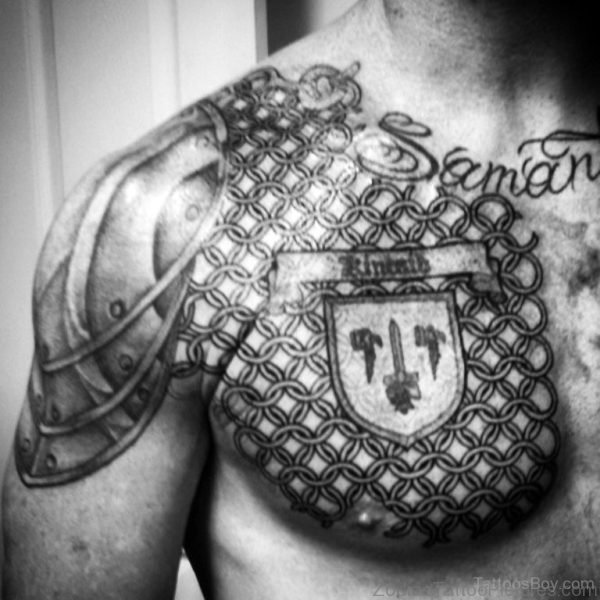 Attractive Armor Tattoo