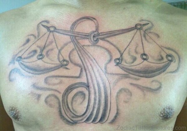 Attractive Libra Tattoo 