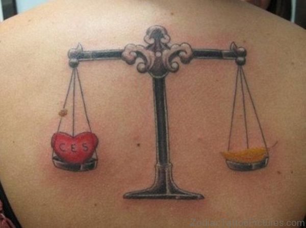 Attractive Libra Tattoo