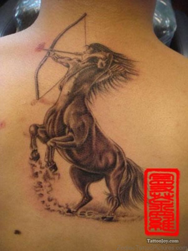 Attractive Sagittarius Tattoo 