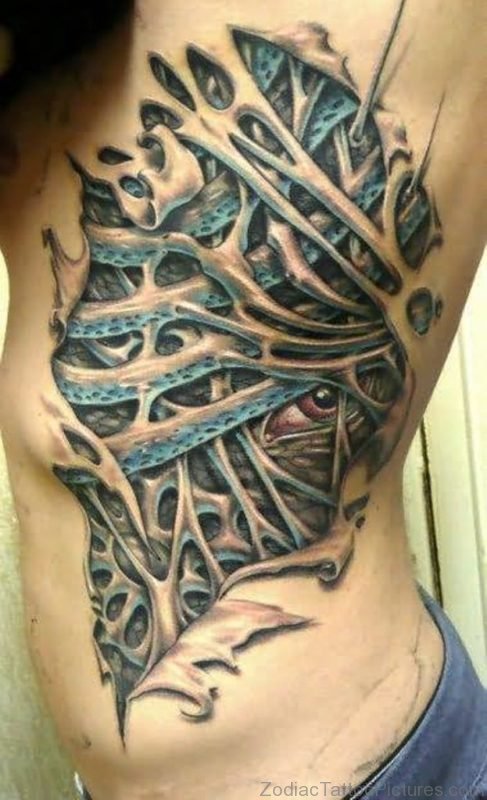 Awesome Biomechanical Tattoo