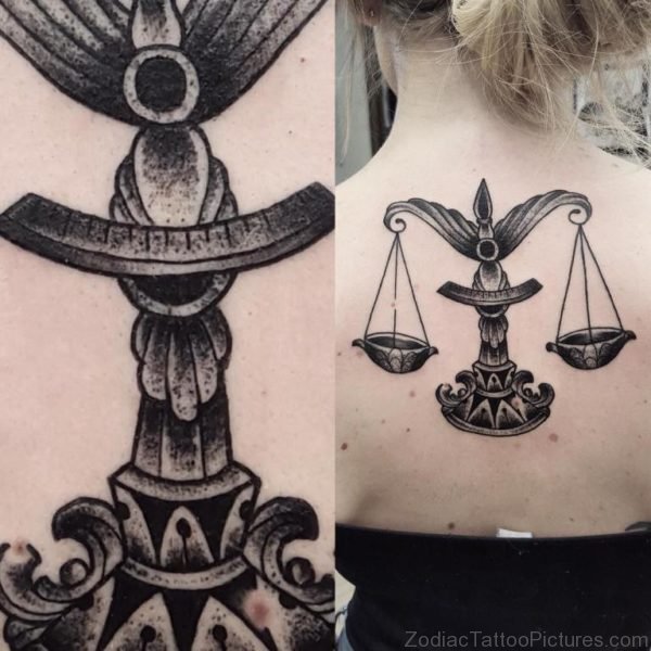 Awesome Libra Tattoo Design