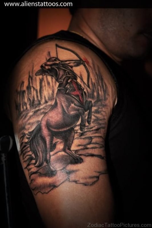 Awesome Sagittarius Tattoo 