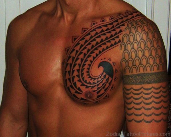 Aztec Tribal Tattoo 