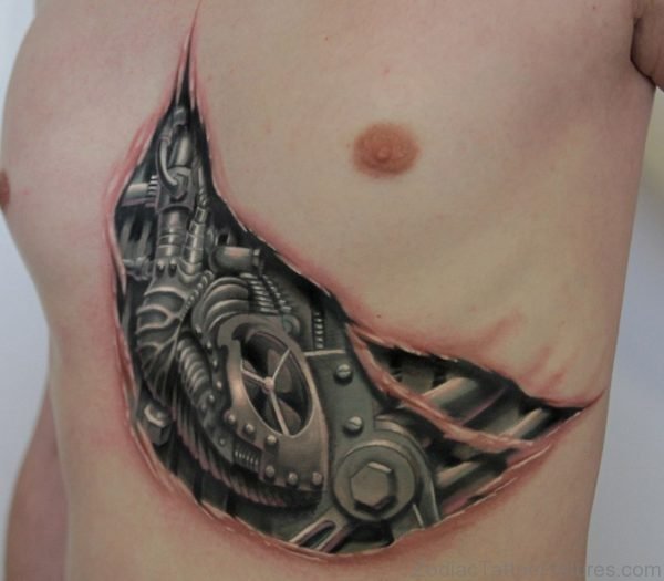 Biomechanical Tattoo Design