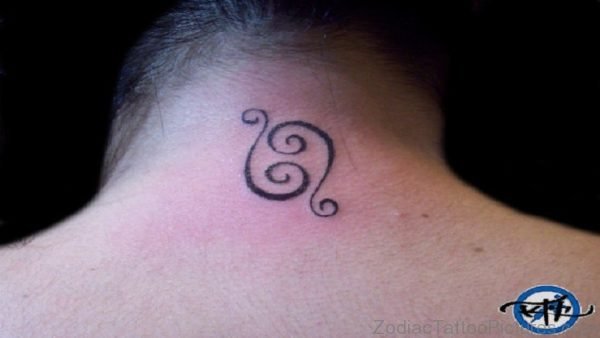 Cancer Zodiac Symbol Tattoo