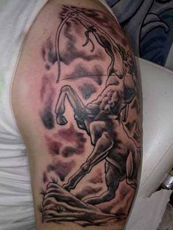 Classic Sagittarius Tattoo 