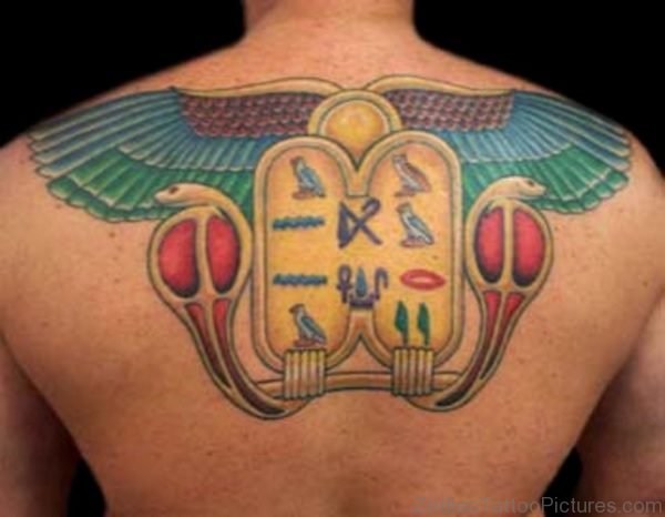 Colroful Egyptian Tattoo