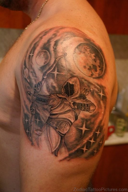 Cool Sagittarius Tattoo 