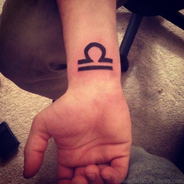 Cute Libra Zodiac Tattoo 