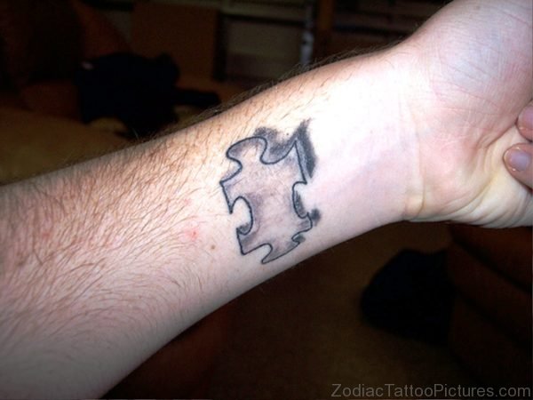 Delightful Autism Tattoo On Wrist