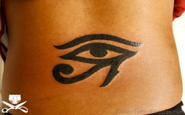 Egyptian Ankh Tattoo On Lower Back