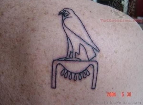 Egyptian Bird Tattoo