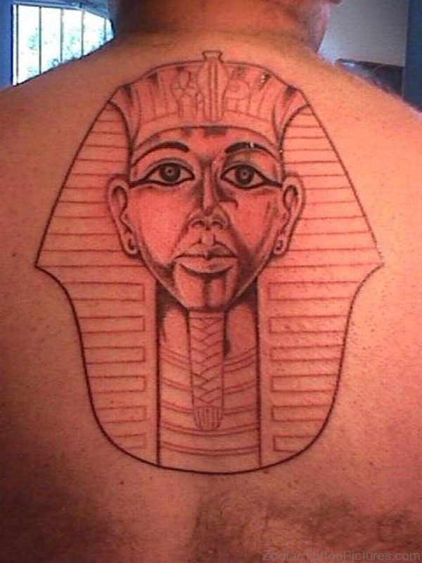 Egyptian King Face Tattoo