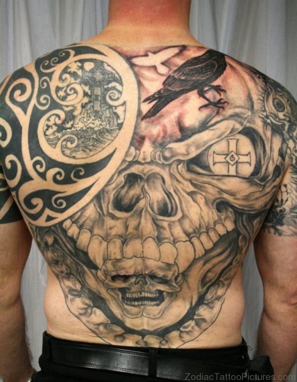Egyptian Skull Tattoo