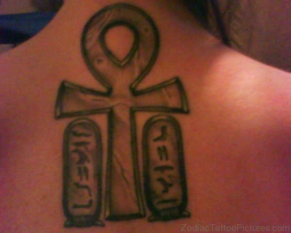 Egyptian Style Ankh Tattoo