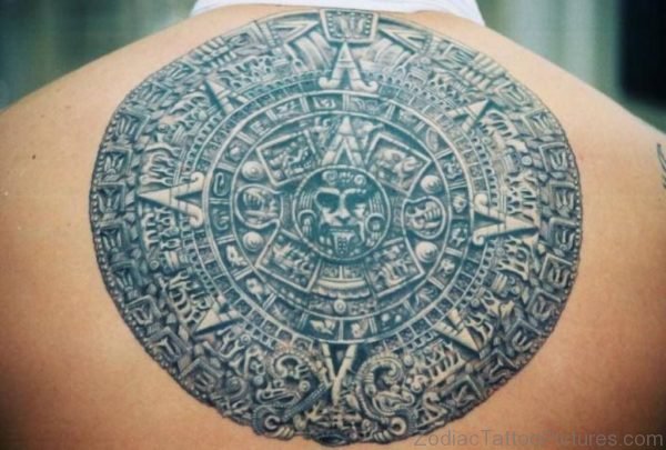 Egyptian Symbol Tattoo On Back
