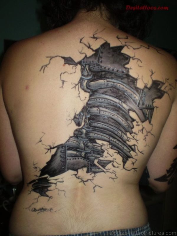 Egyptian Tattoo On Back Picture