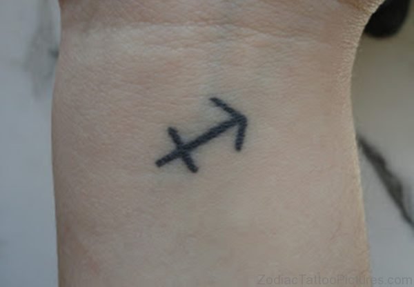 Elegant Sagittarius Tattoo 