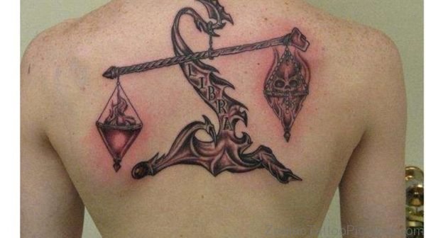 Fabulous Libra Tattoo design