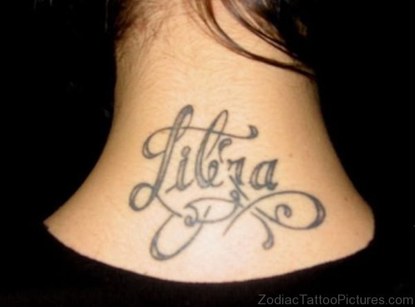Fancy Libra Tattoo