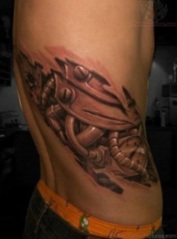 Fantastic Biomechanical Tattoo