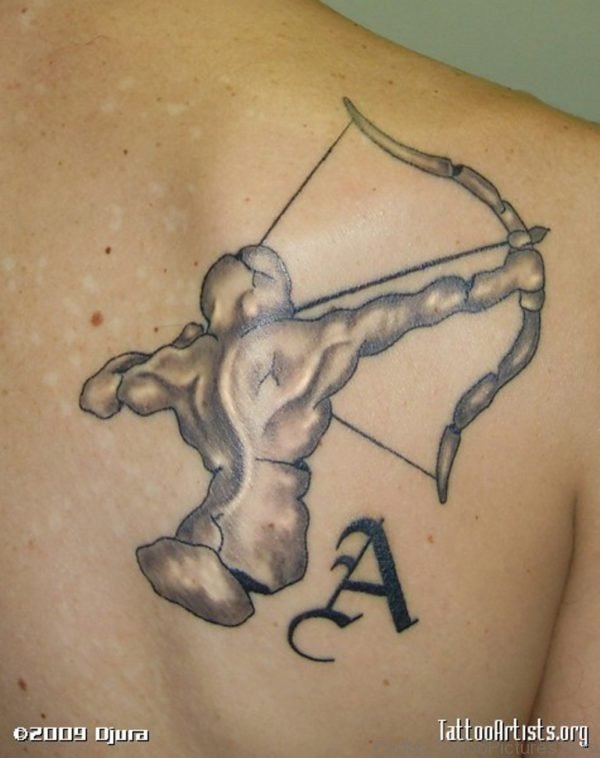 Fine Looking Sagittarius Tattoo 