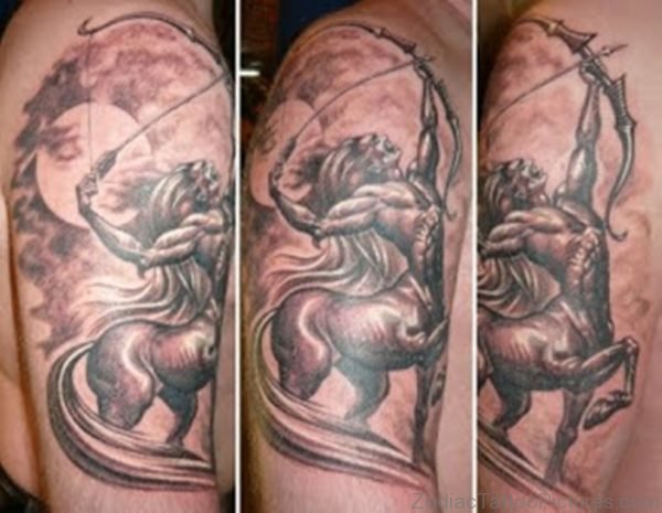 Fine Sagittarius Tattoo 